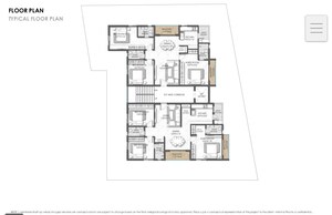 Floor Plan in 3 BHK Apartment at Lb Nagar – for Sale
