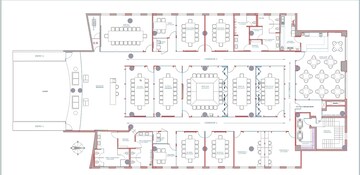 Floor Plan in  Office Space at Andrews Ganj – for Rent