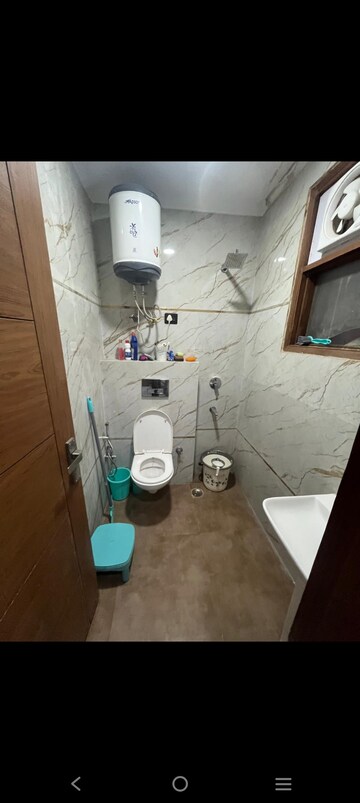 Bathroom in 1 BHK Builder Floor at Saket – for Rent