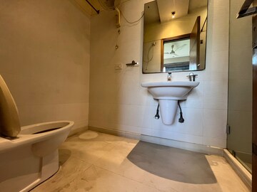 Bathroom in 3 BHK Builder Floor at Panchsheel Enclave – for Rent
