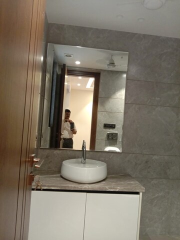 Bathroom in 4 BHK Builder Floor at Safdarjung Development Area – for Rent
