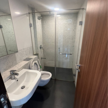 Bathroom in 2 BHK Apartment at Lodha Estrella, Wadala Truck Terminal – for Rent