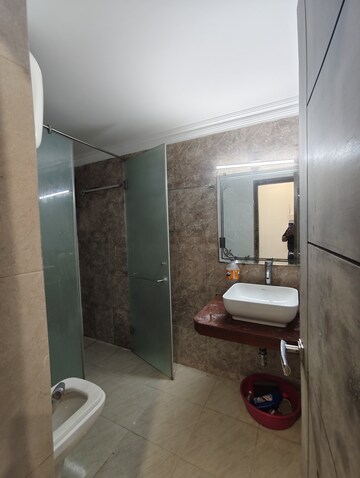 Bathroom in 4 BHK Apartment at Vasant Kunj – for Rent