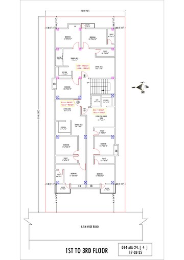Floor Plan in 3 BHK Apartment at Ahom Gaon – for Sale