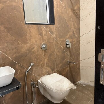 Bathroom in 3 BHK Apartment at Kalpataru Radiance, Goregaon West – for Rent