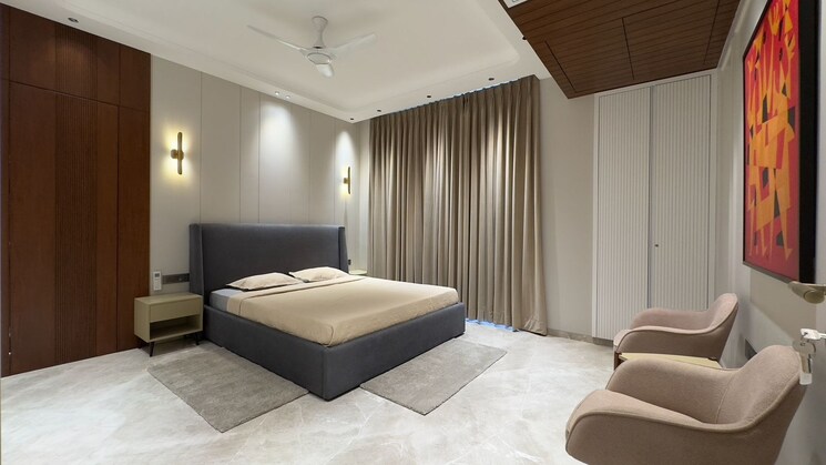 Bedroom, safdarjung development area 4 Bedroom 300 Sq.Yd. Builder Floor In Safdarjung Development Area Delhi 9181680