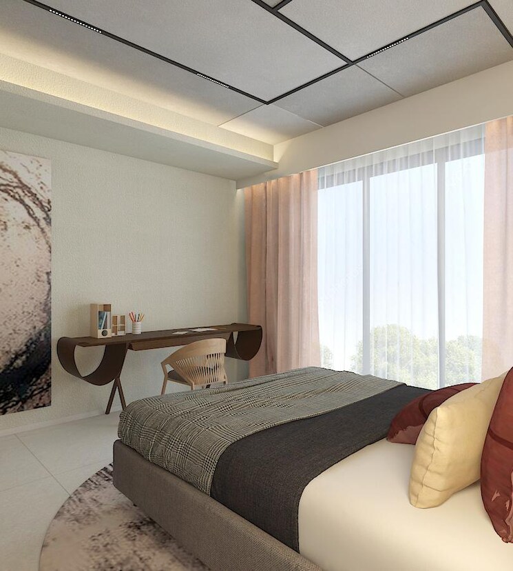 Living Room, puravankara-purva-atmosphere 3 Bedroom 1660 Sq.Ft. Apartment In Thanisandra Main Road Bangalore 9181687