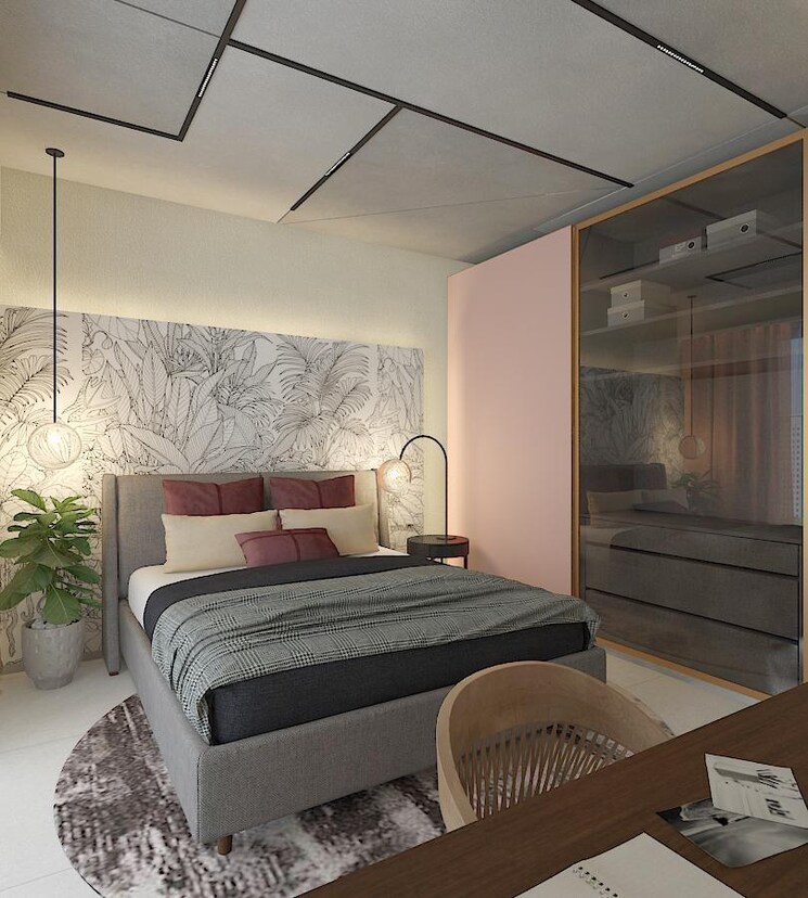 Bedroom, puravankara-purva-atmosphere 3 Bedroom 1660 Sq.Ft. Apartment In Thanisandra Main Road Bangalore 9181687