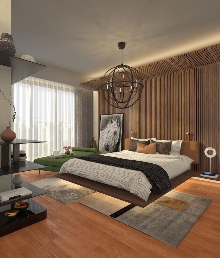 Bedroom, puravankara-purva-atmosphere 3 Bedroom 1660 Sq.Ft. Apartment In Thanisandra Main Road Bangalore 9181687