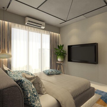 Living Room in 3 BHK Apartment at Puravankara Purva Atmosphere, Thanisandra Main Road – for Sale