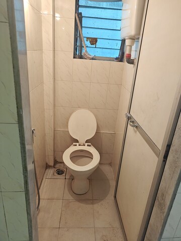 Bathroom in 1 BHK Apartment at Shree Ram Bhavan, Malad West – for Rent