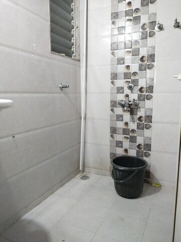 Bathroom in 1.5 BHK Apartment at Patidar Shree Swami Samarth Krupa, Karanjade – for Rent