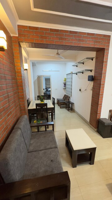 Living Room in 3 BHK Apartment at NDA Rail Vihar, Sector 33 – for Rent