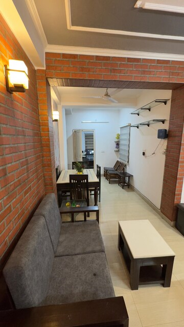 Living Room in 3 BHK Apartment at NDA Rail Vihar, Sector 33 – for Rent