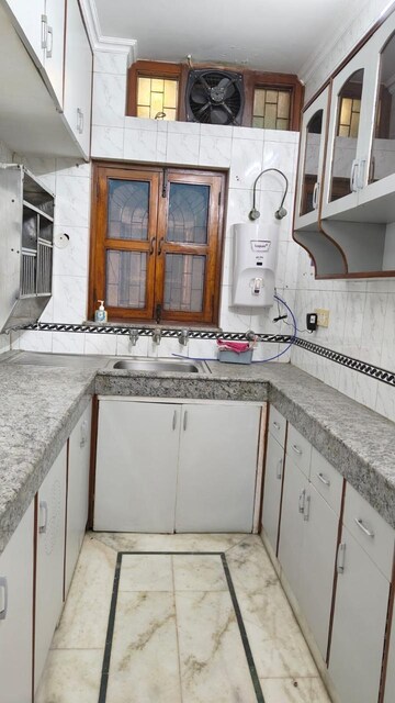 Kitchen in 2 BHK Builder Floor at Greater Kailash ii – for Rent