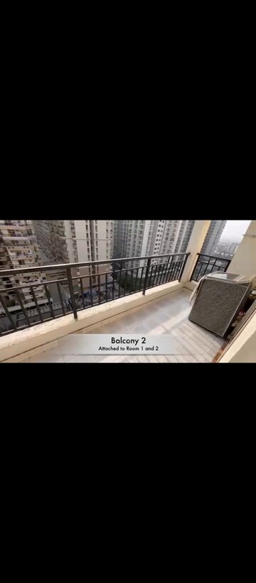 Balcony in 3 BHK Apartment at Wall Rock Aishwaryam, Sector 16c Greater Noida – for Sale