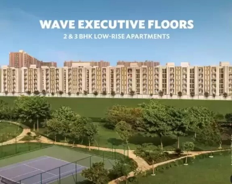 Exterior View, wave-executive-floors 2 Bedroom 900 Sq.Ft. Apartment In Wave City Ghaziabad 9182141