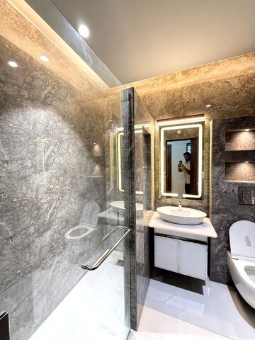 Bathroom in 2 BHK Independent House at Vasant Vihar – for Rent
