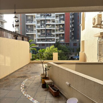 Balcony in 3 BHK Apartment at Rachana Beverly Hills, Vasant Vihar – for Sale