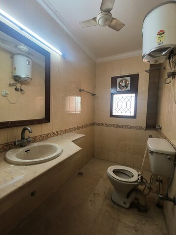 Bathroom in 3 BHK Builder Floor at Malviya Nagar – for Rent