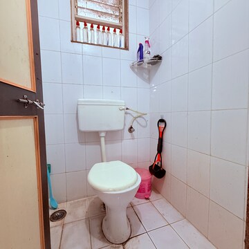 Bathroom in 1 BHK Apartment at Vardayini Society, Sutarwadi – for Rent