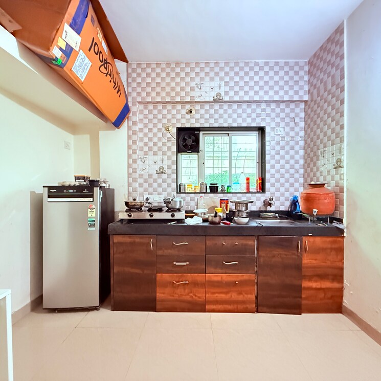 Kitchen, vardayini-society 1 Bedroom 450 Sq.Ft. Apartment In Sutarwadi Pune 9182050