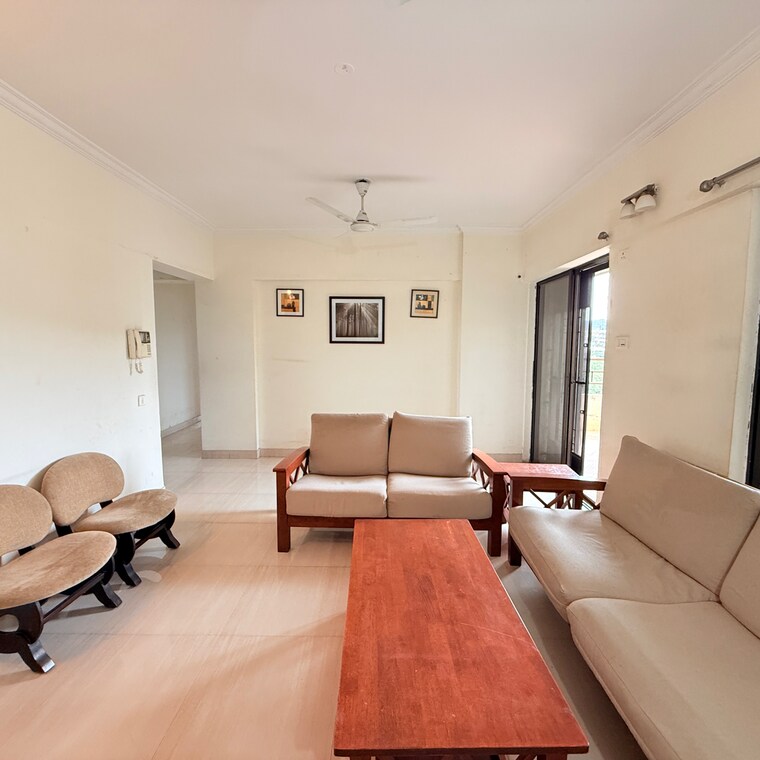 Living Room, scn-orange-county-phase-i 3 Bedroom 1800 Sq.Ft. Apartment In Pashan Pune 9182146