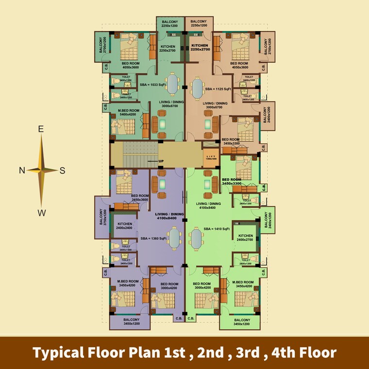 Master Plan, kahilipara 2 Bedroom 1125 Sq.Ft. Apartment In Kahilipara Guwahati 9182257