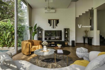 Living Room in 5 BHK Villa at Assagao – for Sale