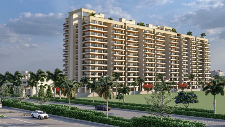 Exterior View, allwin-el-spazia 3 Bedroom 1638 Sq.Ft. Apartment In Sanauli Zirakpur 9182284