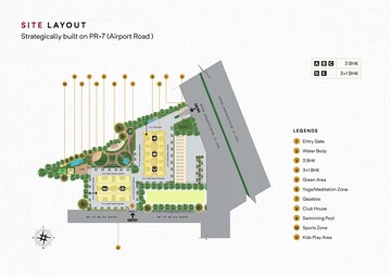 Master Plan in 3 BHK Apartment at Allwin El Spazia, Sanauli – for Sale