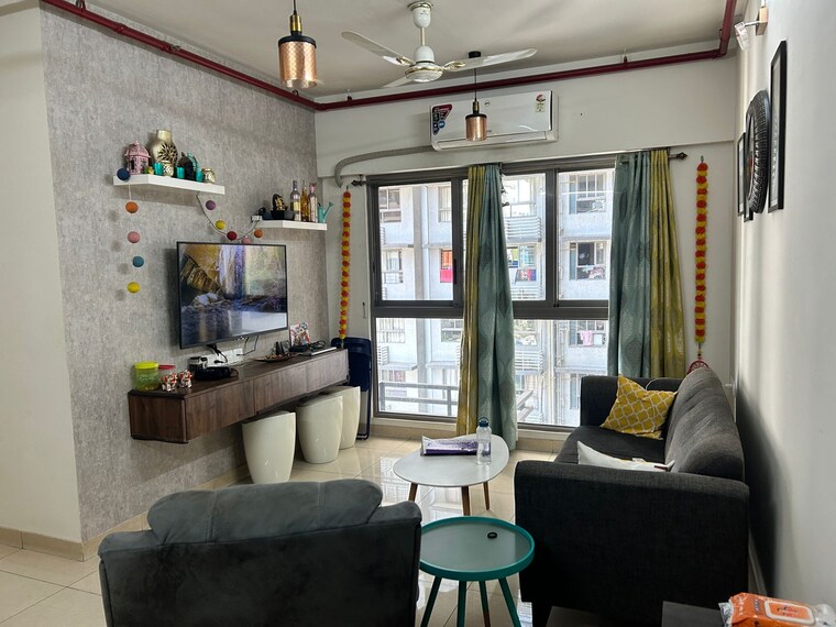 Living Room, the-wadhwa-the-address 2 Bedroom 1050 Sq.Ft. Apartment In Ghatkopar West Mumbai 9176403