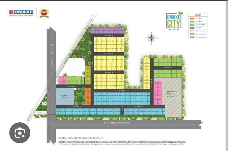 Master Plan, omaxe-city-omaxe-heights  108 Sq.Yd. Plot In Sector 97 Faridabad 9182461