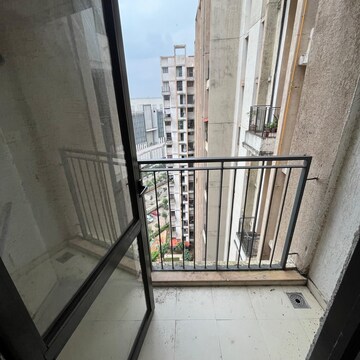 Balcony in 1 BHK Apartment at Lodha Palava City Lakeshore Greens, Hedutane – for Rent