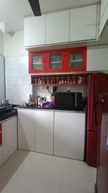 Kitchen in 1 BHK Apartment at Hill Crest Manpada, Manpada – for Rent