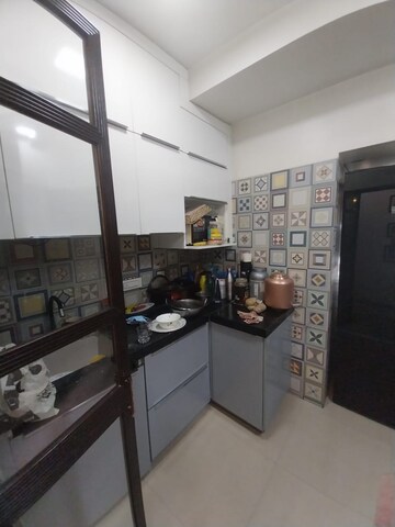 Kitchen in 1 BHK Apartment at Luv Kush Tower, Chembur – for Sale