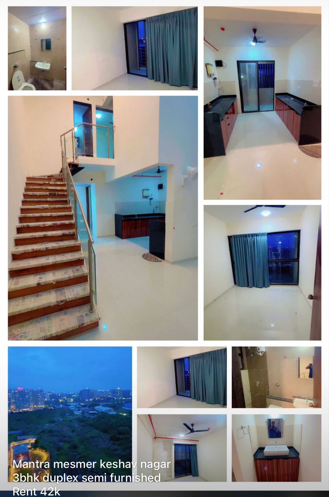 3 BHK + Study Room Apartment For Rent in Mantra Mesmer