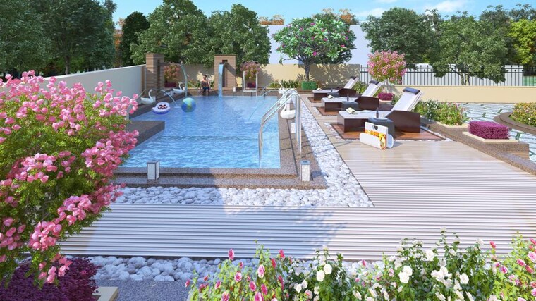 Swimming Pool, the-century-elite 2 Bedroom 947 Sq.Ft. Apartment In Bhankrota Jaipur 9182554