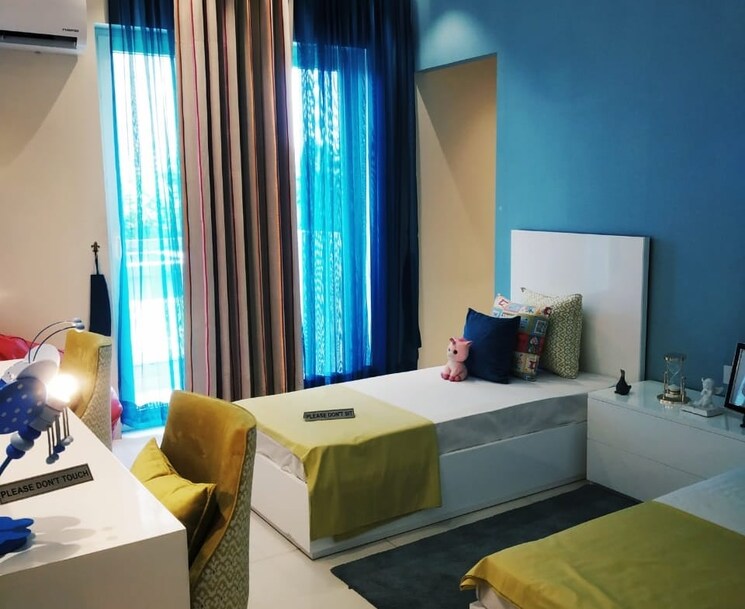 Bedroom, artique-uptown-skylla 2 Bedroom 1220 Sq.Ft. Apartment In International Airport Road Zirakpur 9182570