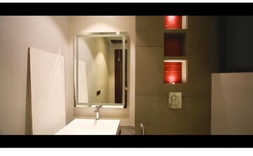 Bathroom in 4 BHK Builder Floor at Qutub Plaza, Sector 26 – for Rent
