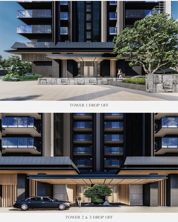 3 BHK Apartment – Exterior View View at Krisumi Waterside Residences, Sector 36a - for Sale