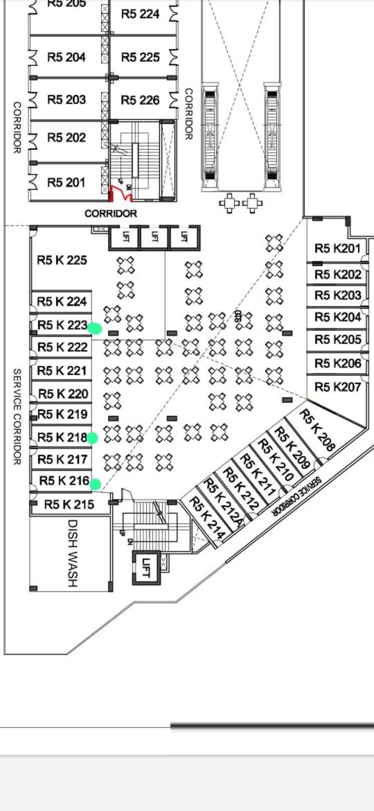 Floor Plan, m3m-capital Commercial Shop 2373 Sq.Ft. In Sector 113 Gurgaon 9182748