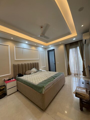 Bedroom in 3 BHK Builder Floor at Freedom Fighters Enclave – for Rent