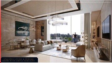 Living Room in 3 BHK Apartment at TREVOC Royal Residences, Sector 56 – for Sale