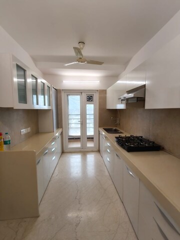 Building Lobby in 3 BHK Apartment at Adani Ten BKC, Bandra East – for Rent