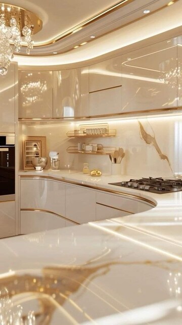 Kitchen in 3 BHK Apartment at Elan The Presidential, Sector 106 – for Sale