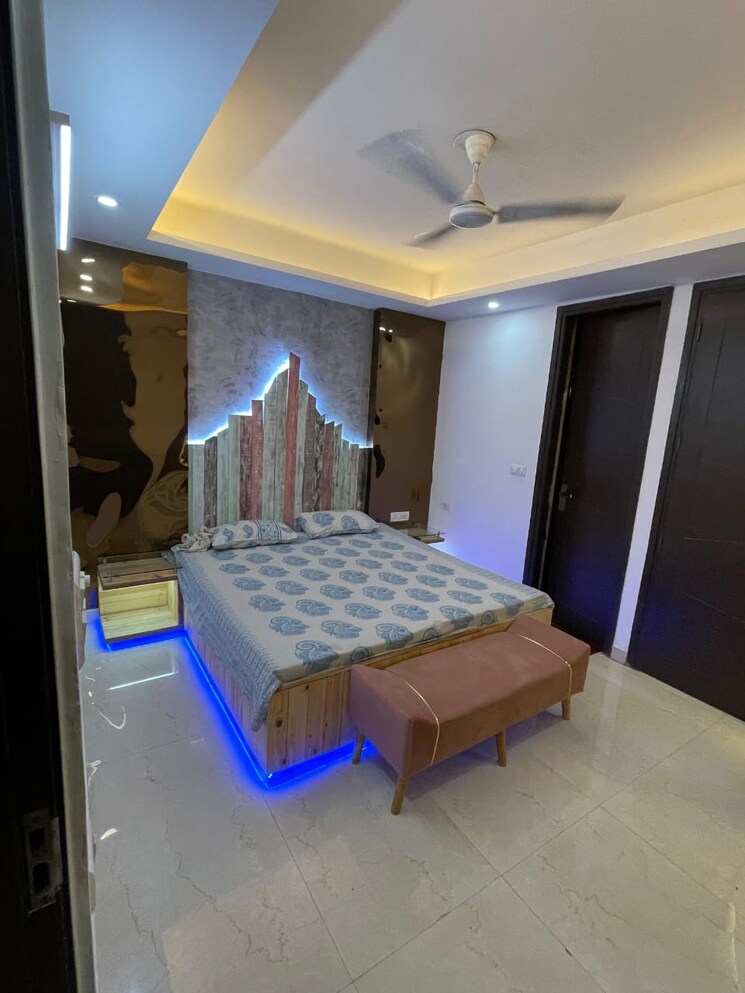 Bedroom, saket 3 Bedroom 1500 Sq.Ft. Builder Floor In Saket Delhi 9183165