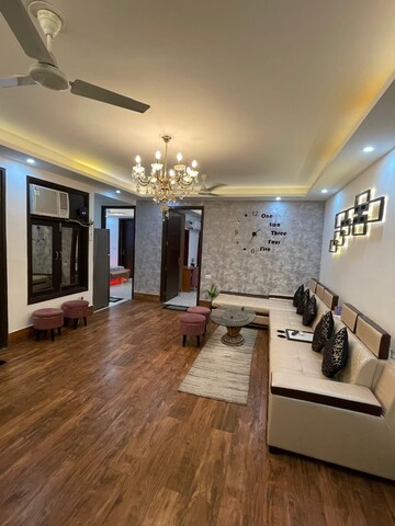 Living Room in 3 BHK Builder Floor at Saket – for Rent