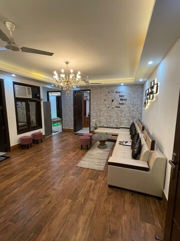 Living Room in 3 BHK Builder Floor at Saket – for Rent