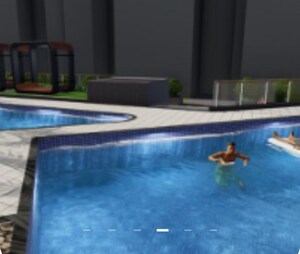 Swimming Pool in 3 BHK Apartment at City One Vezdaa, Ravet – for Sale